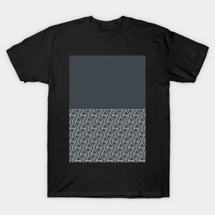 Geo Lines (Grey & White) T-Shirt